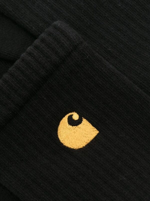logo-embroidered ribbed socks - Image 2