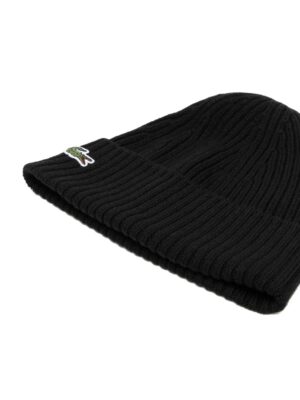 bonnet en laine à patch logo