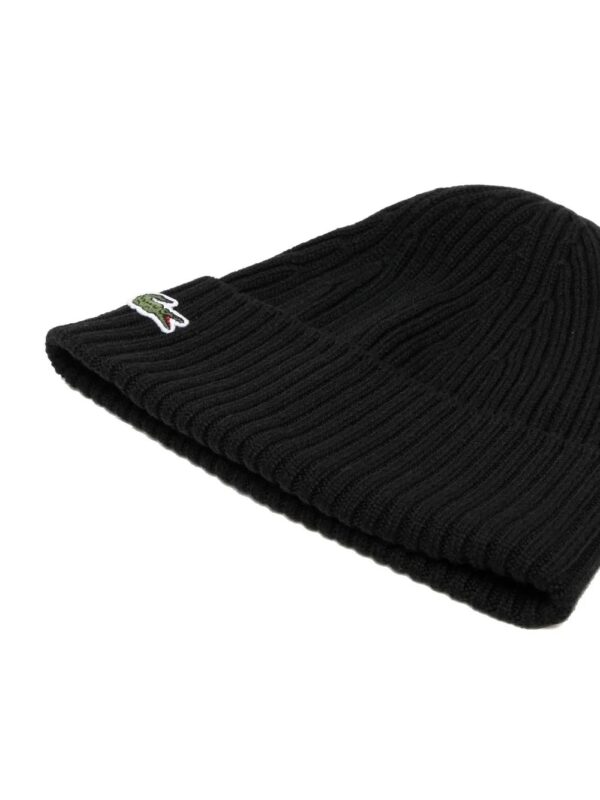 logo-patch wool beanie - Image 2