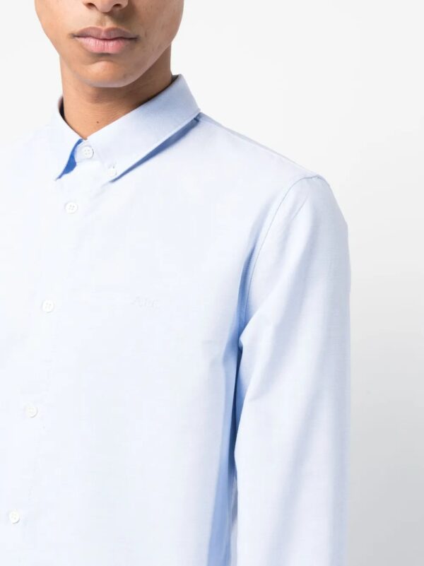 chemise boutonnée à logo brodé – Image 5