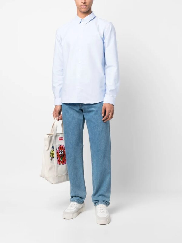 chemise boutonnée à logo brodé – Image 2