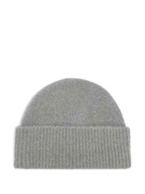 bonnet côtelé à logo