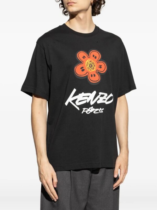 t-shirt à motif Boke Flower – Image 3