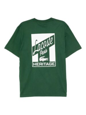 t-shirt en coton à logo imprimé