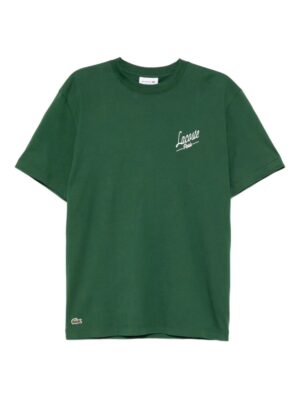 t-shirt en coton à logo imprimé
