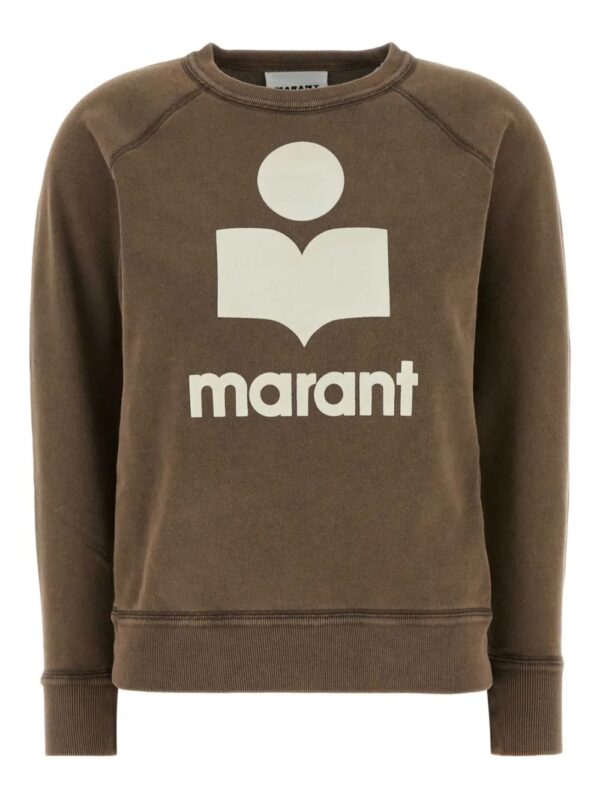 cotton sweatshirt with logo