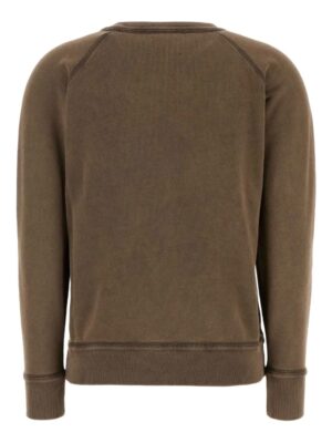 sweat en coton à logo brodé