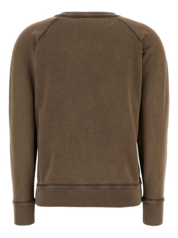 cotton sweatshirt with logo - Image 2