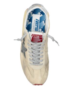 Star-detail nylon trainers