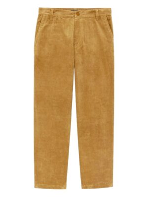 pantalon droit en velours côtelé
