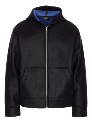 hoodie à fermeture zippée