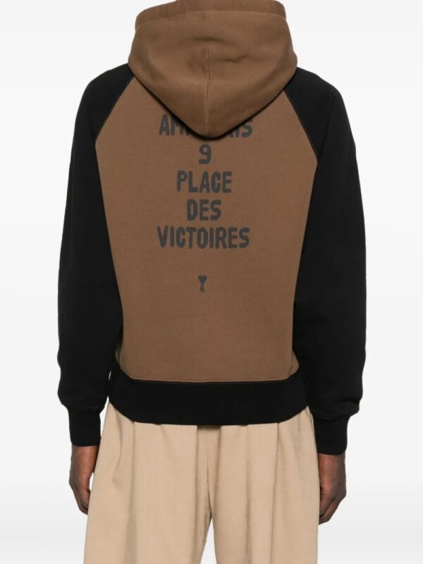 sweat à capuche brodé à manches – Image 4