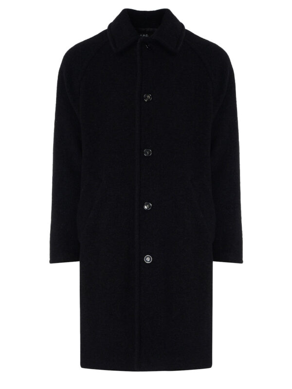A.P.C. Manteau Gaston, laine noire