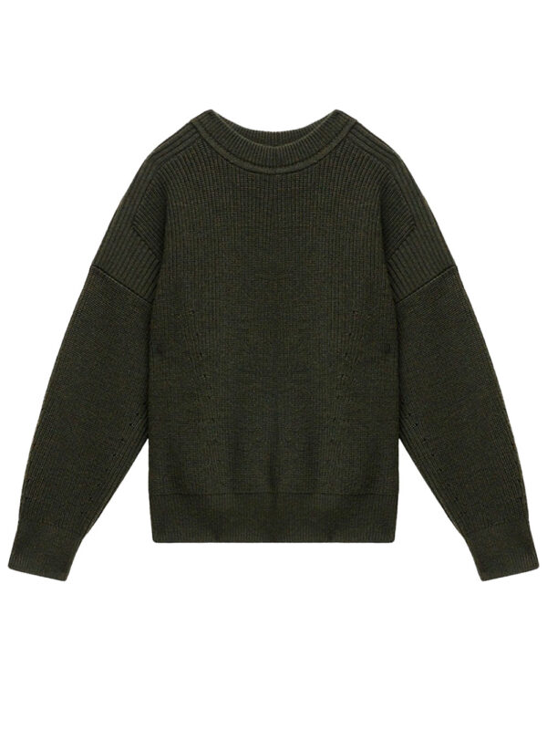 ribbed wool sweater