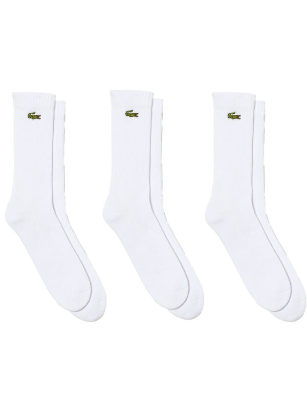 pack of ribbed socks with logo patch