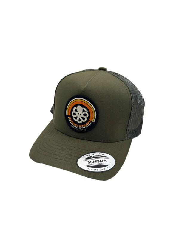 embroidered logo cap