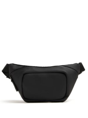 logo-embossed shoulder bag