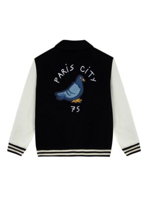 veste teddy Nicot à broderies