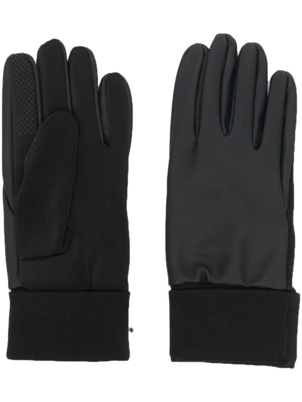 gloves with ribbed details