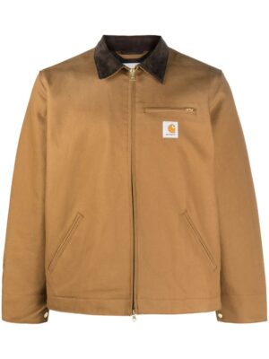Veste en coton à col contrastant Detroit