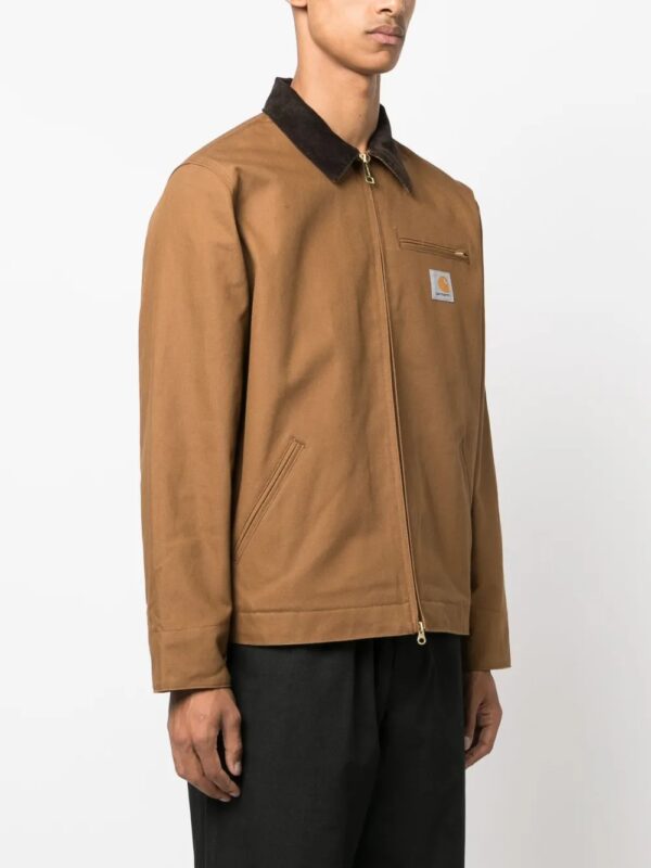 Veste en coton à col contrastant Detroit – Image 3