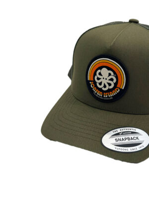 embroidered logo cap