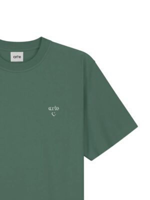t-shirt en coton à logo brodé