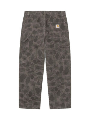 Pantalon en coton à motif camouflage