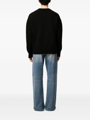 pull à motif cœur en intarsia