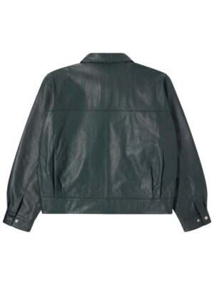 Veste en cuir dogma à fermeture zippée