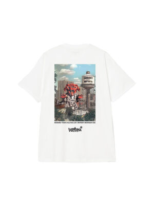 t-shirt en coton biologique à logo imprimé