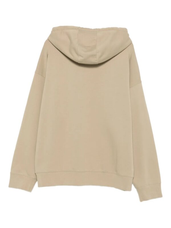 logo print hoodie - Image 2