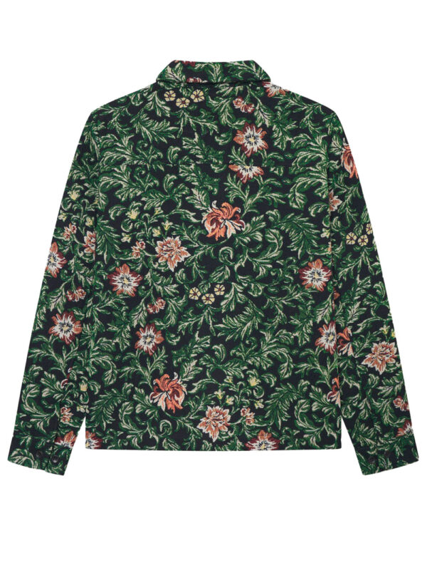 Jaiden Flower Jacquard Overshirt – Image 3