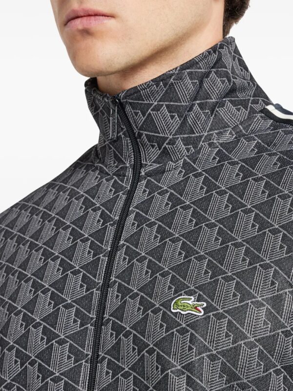 sweat zippé à motif monogrammé – Image 5