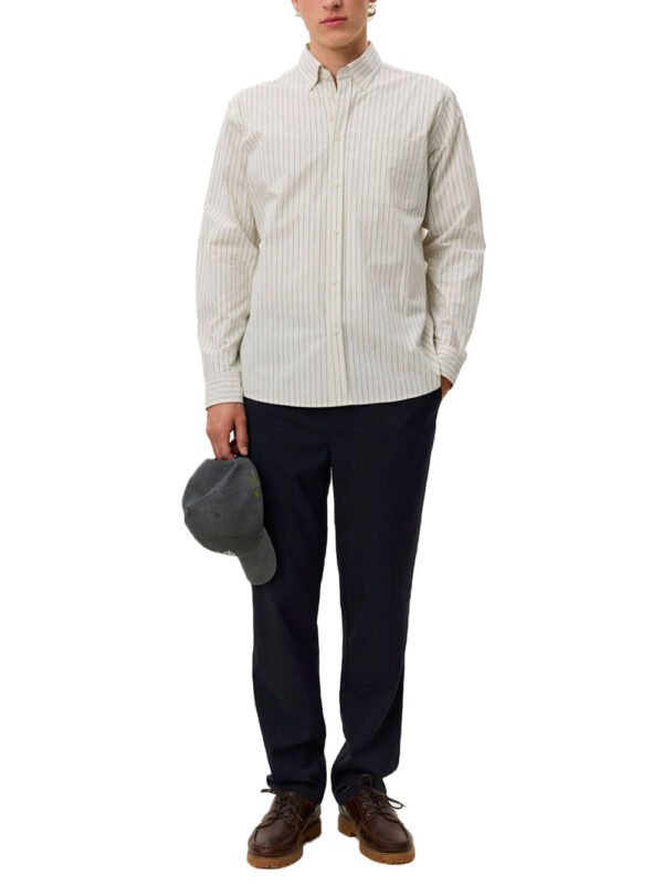 Kent Stripe Poplin Shirt – Image 3