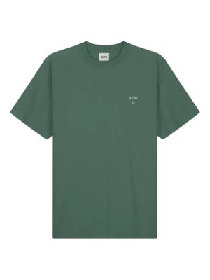 t-shirt en coton à logo brodé