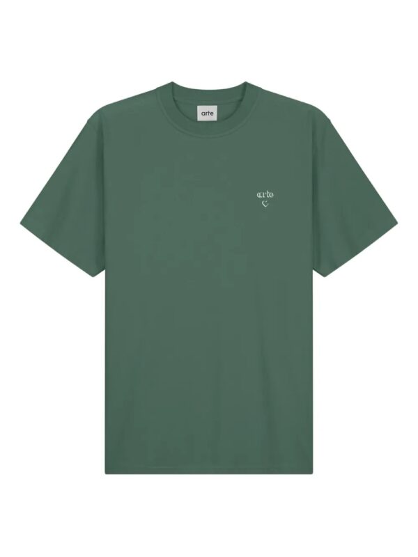 logo-embroidered cotton T-shirt