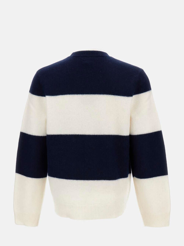 striped round neck jumper - Image 2