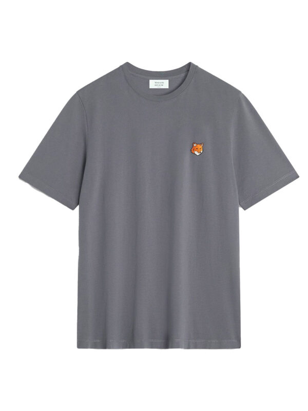 T-shirt ras du cou avec patch renard