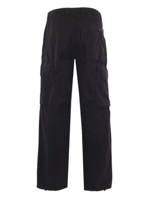 pantalon cargo à détail de verre de lunettes