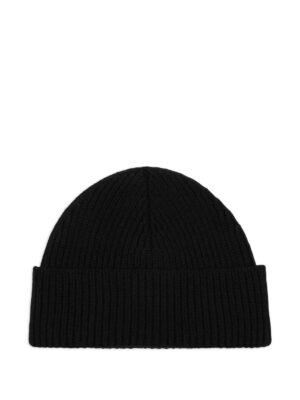 bonnet en laine à logo brodé