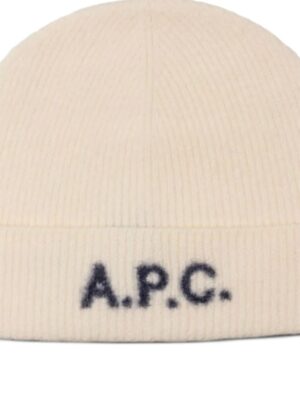 chapeau à logo en jacquard