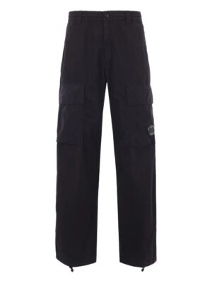 pantalon cargo à détail de verre de lunettes