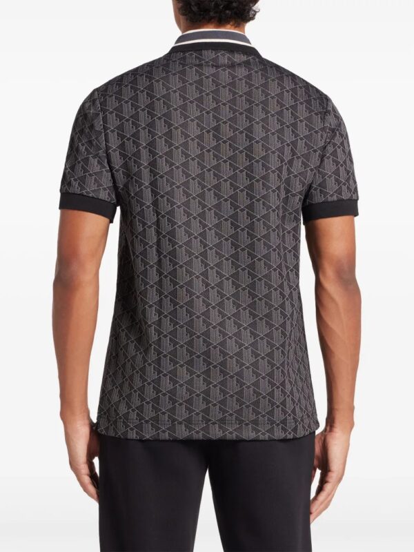jacquard logo polo shirt - Image 4