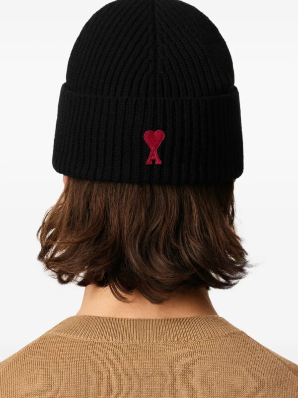 bonnet en laine à logo brodé – Image 4