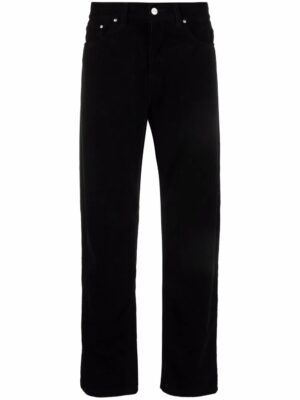 pantalon droit en velours côtelé