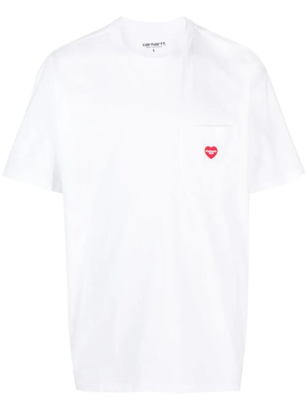 logo-patch cotton T-shirt