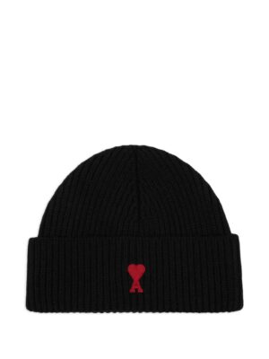 bonnet en laine à logo brodé