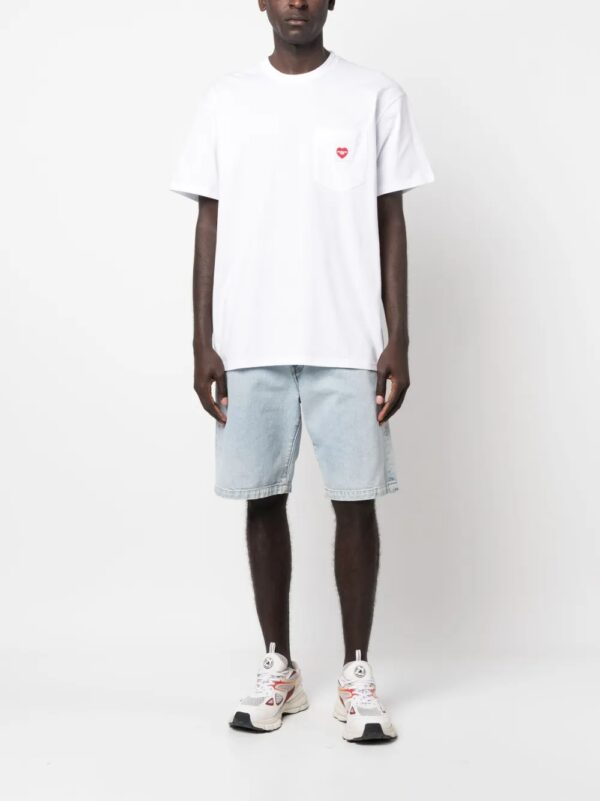 logo-patch cotton T-shirt - Image 2