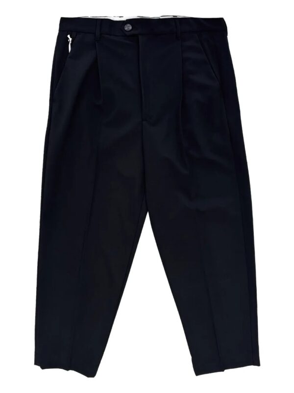 pants with pleated details
